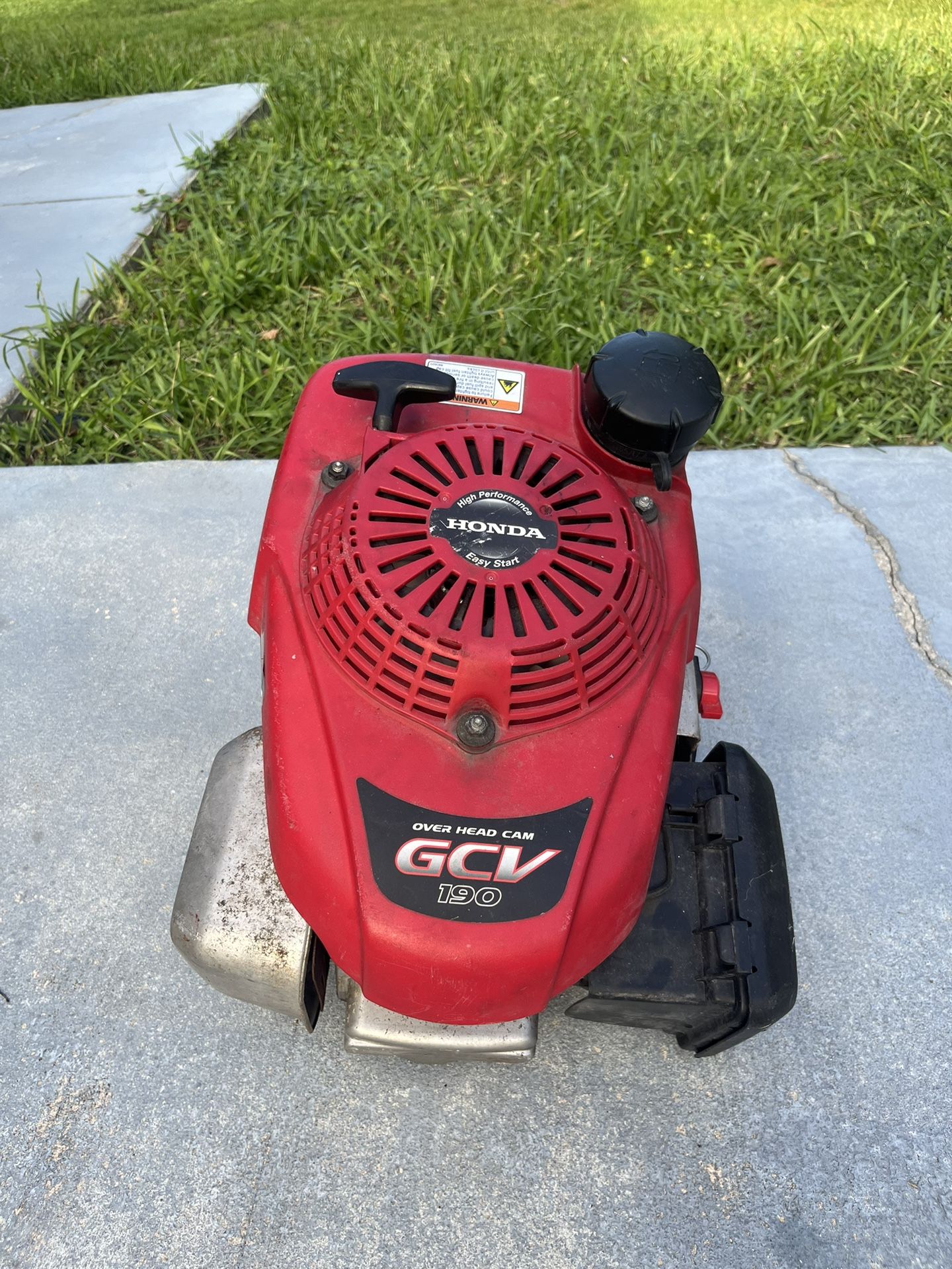 Honda Overhead Cam GCV190 High Performance Pull Start Small Engine/Motor