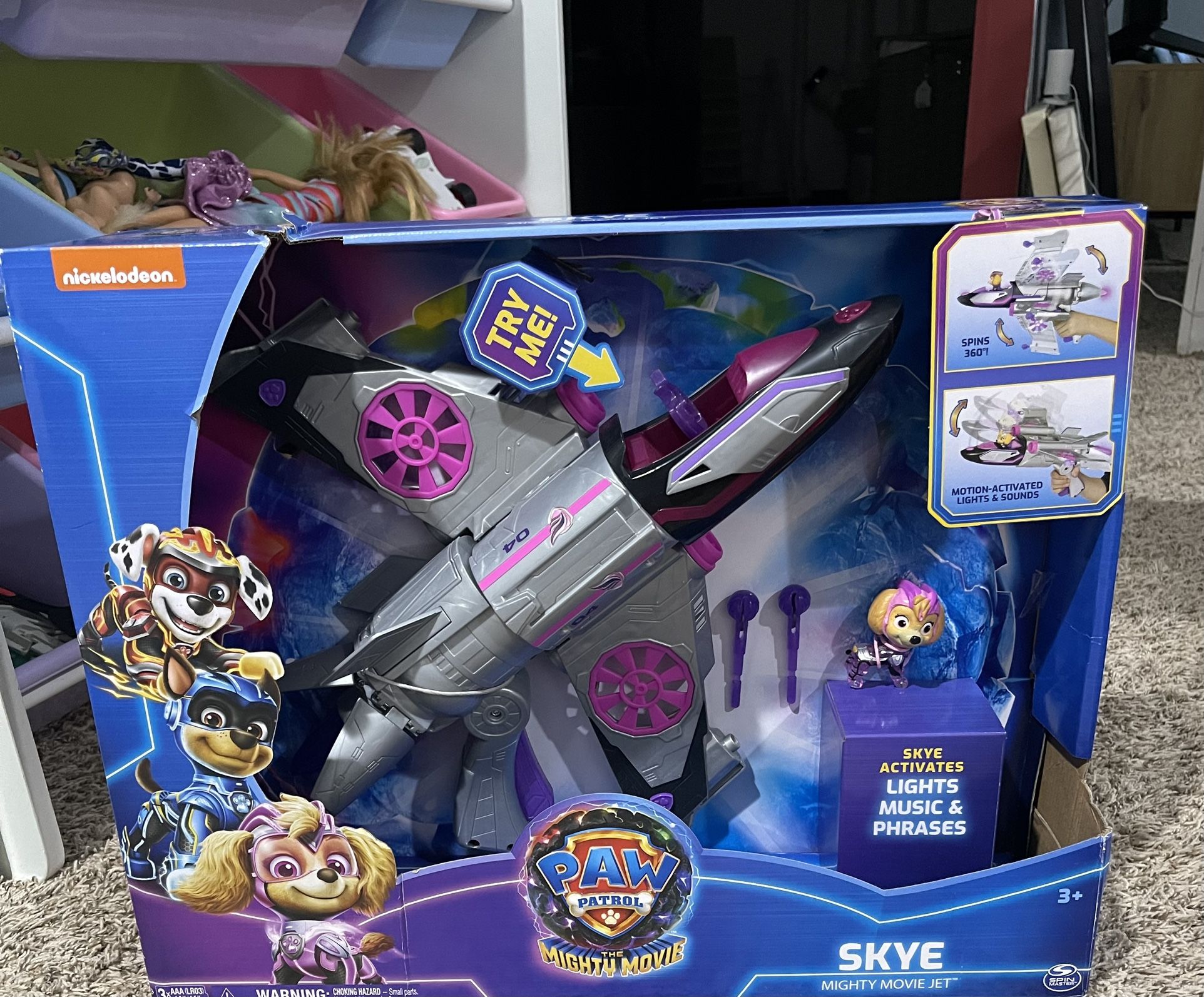 Paw Patrol Skye Mighty Movie Jet