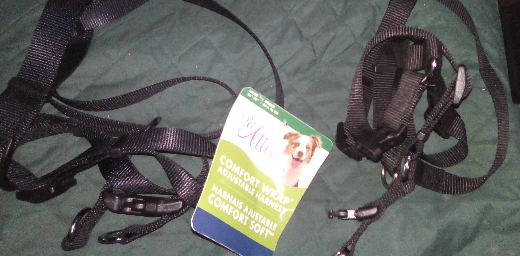 2 Dog Harnesses 