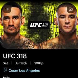 UFC 318 at Cosm Los Angeles