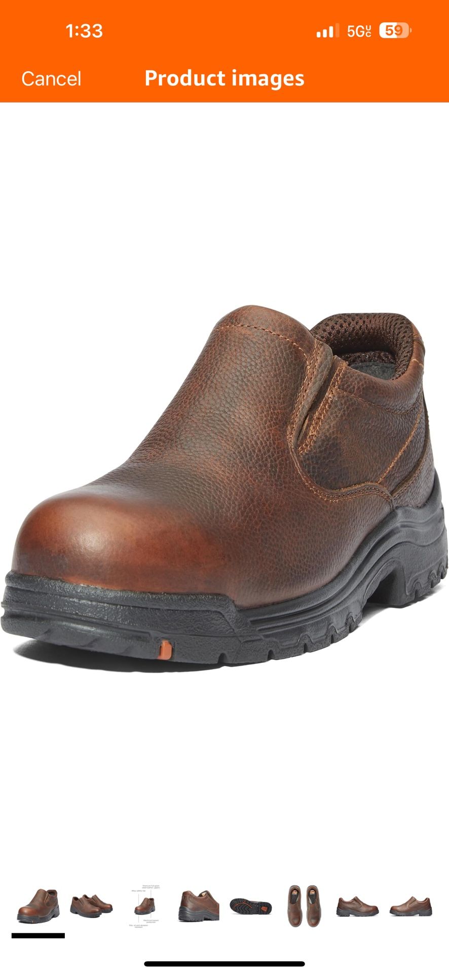 Timberland PRO Men's, Titan Safety Toe Slip-On Work Shoe