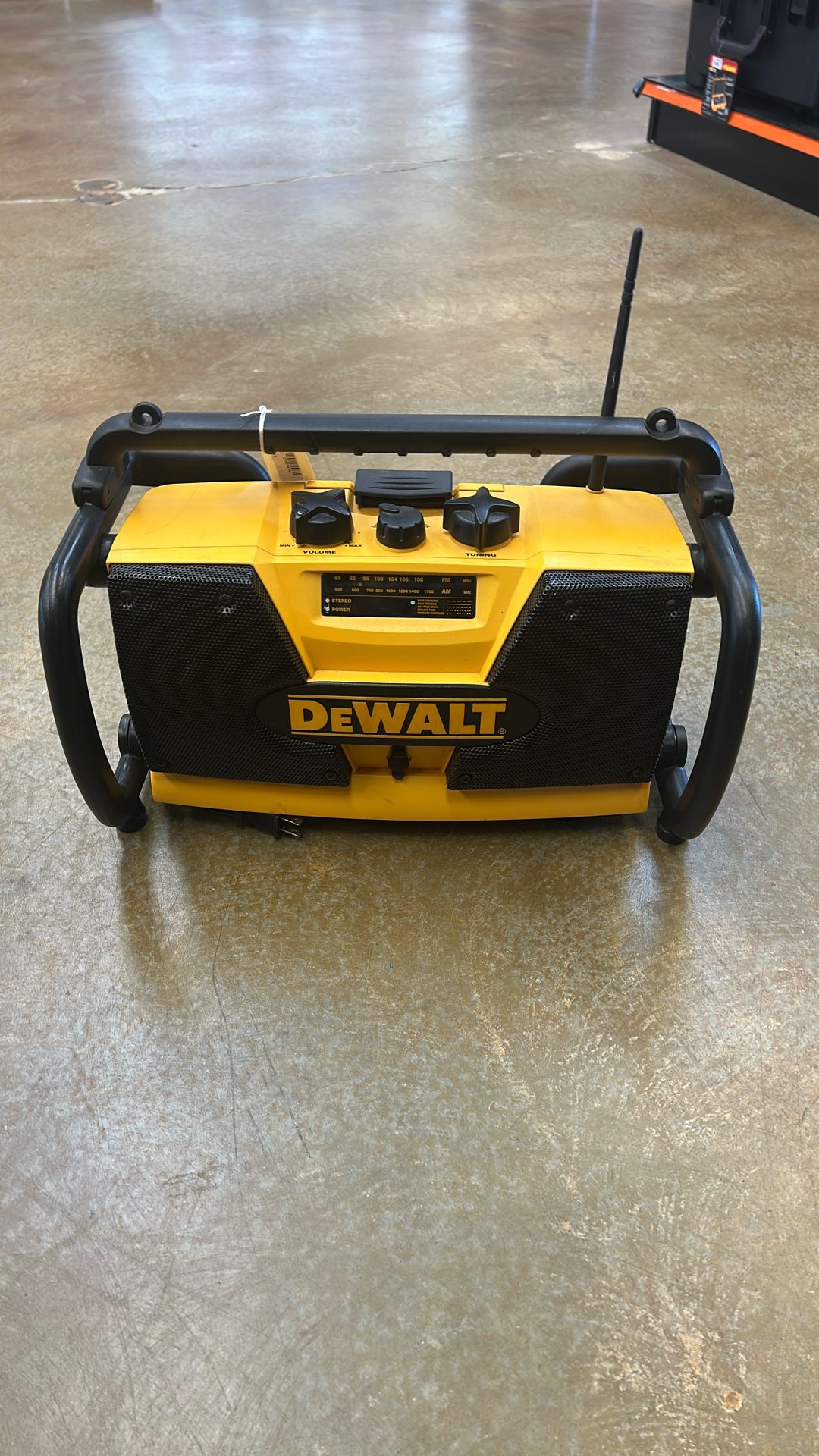 Dewalt work radio, and charger