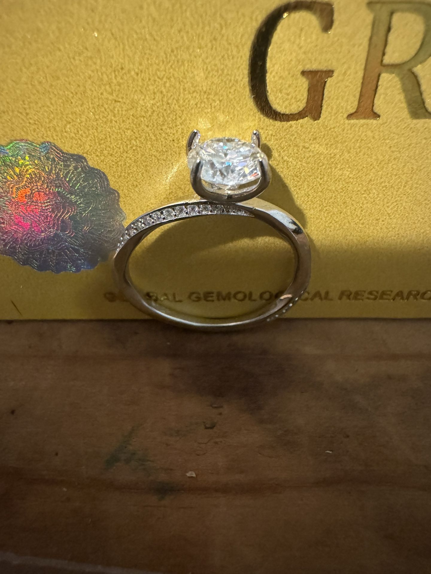 Moissanite Ring Size 8 925 Silver