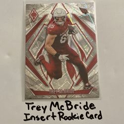 Trey McBride Arizona Cardinals TE Phoenix Short Print Insert Rookie Card. 