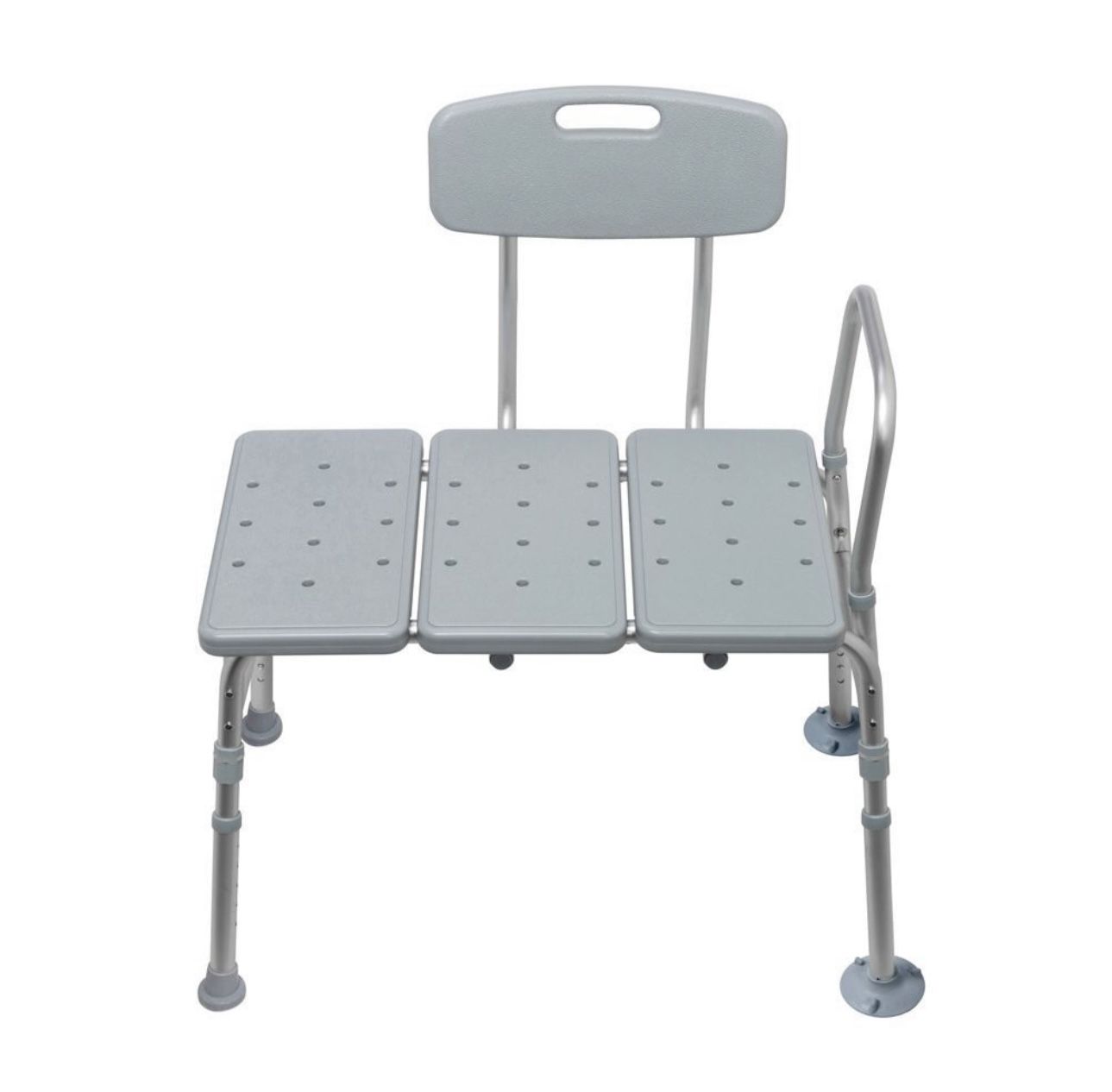 Drive Medical Plastic Tub Transfer Bench with Adjustable Backrest