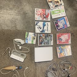 Nintendo Wii With Remote And Games