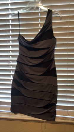 Short black and silver dress cocktail