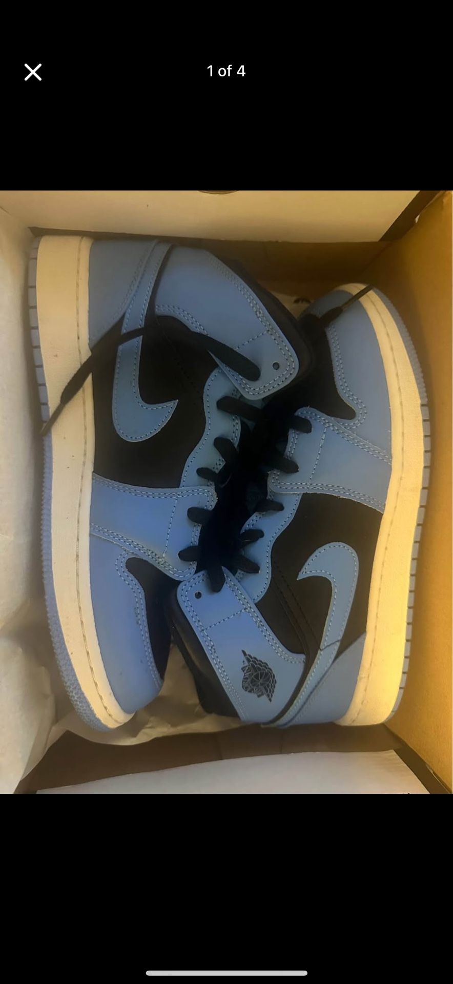 Jordan 1 University blue Size 6.5y