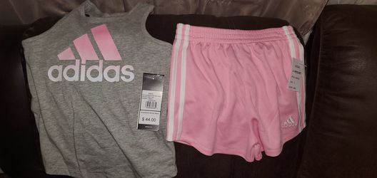 Adidas Girl Pink 2 Piece set size 5