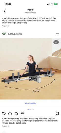 Leg Stretcher, Heavy Leg Stretcher Leg Split Machine for Flexibility Stretching Equipment Fitness Equipment, Fitness Beauty, Ballet, Yoga