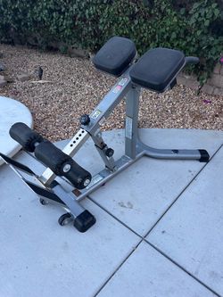 Tuffstuff evolution series adjustable hyper extension bench - Back Exercise +