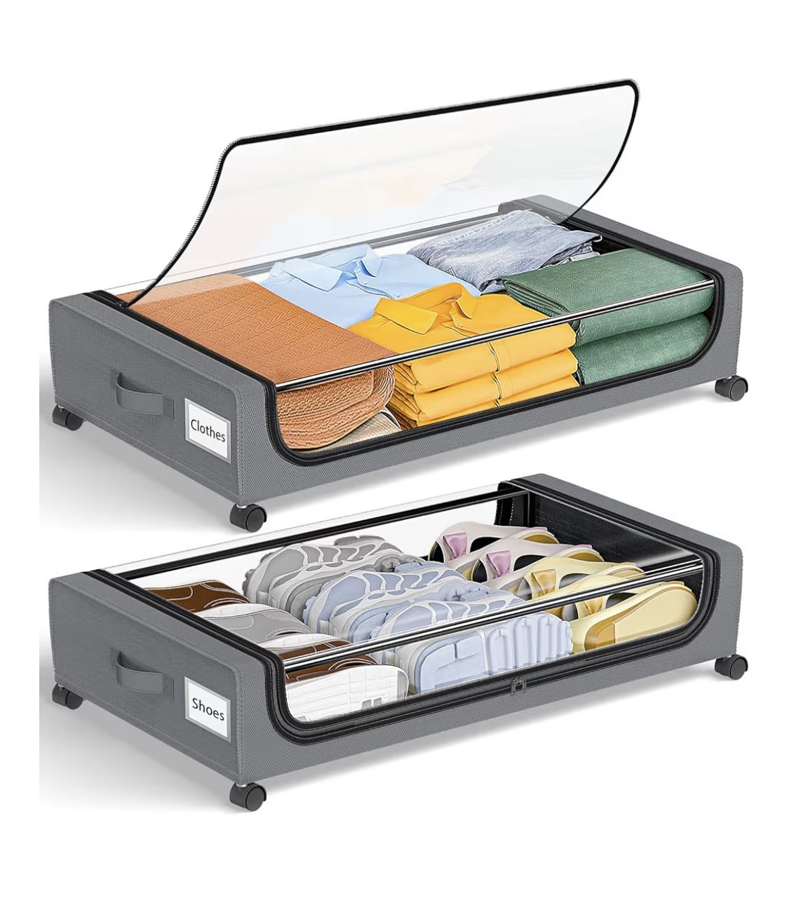 Under bed Storage with wheels-new !