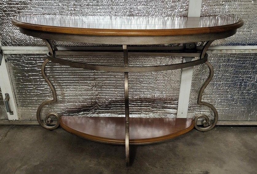 HEY NOW! SOFA END CONSOLE BUFFET WOOD METAL LIVING ROOM BEDROOM OFFICE