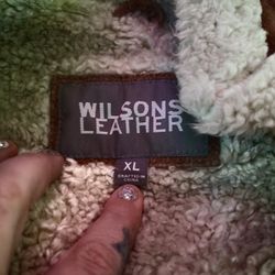 Women’s Leather Winter Coat 