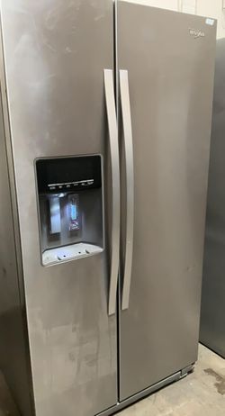 Whirlpool Side By Side Stainless Steel Counter Depth Refrigerator
