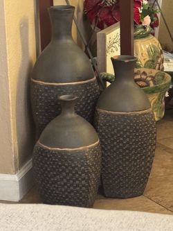 Floor vases 3 pieces