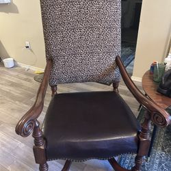 Leopard Accent Chair