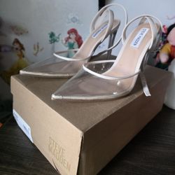 Nude / Clear Heels 