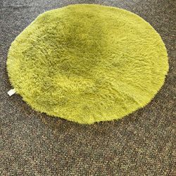 Green Soft Round Area Rug