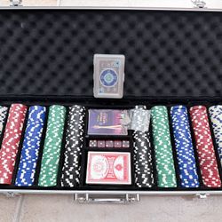 Poker Chips Set With Invisible Cards