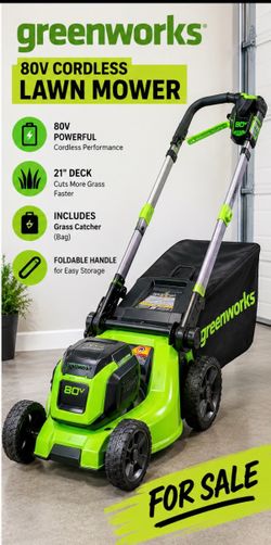 Greenworks 80V 21” mower