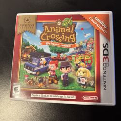 Animal Crossing New Leaf Welcome amiibo 3DS - Complete CIB Nintendo Selects!