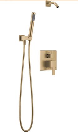 Trim Kit, Champagne Bronze T342703-CZLHD (Valve and Head Not Included) Color: Champagne Bronze