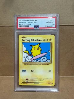 Surfing Pikachu PSA 10