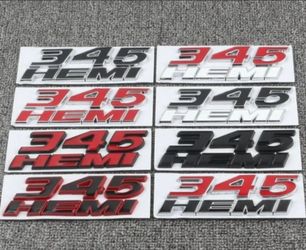 345 hemi metal Badge see all 12 pics sold separately SHIPPING AVAILABLE