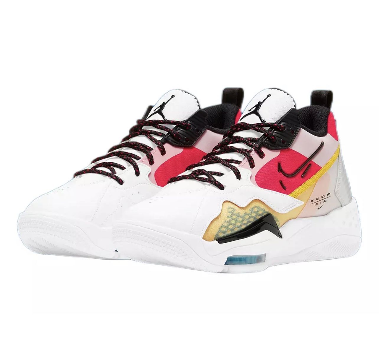 Jordan Zoom '92 'White Siren Red University Gold' Size: 7