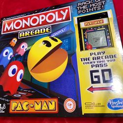 Monopoly Arcade Machine PAC-MAN New Sealed