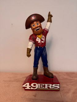 San Francisco 49ers Mascot Figure 12” Tall