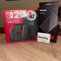 Brand New Nintendo Switch 2 Bundle – Mario Kart World + Extras Included!