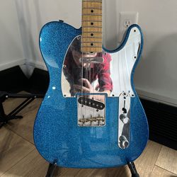 Fender J Mascis Telecaster Sparkle Blue