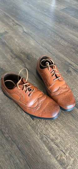 Boys Brown Dress Shoes Size 2.5