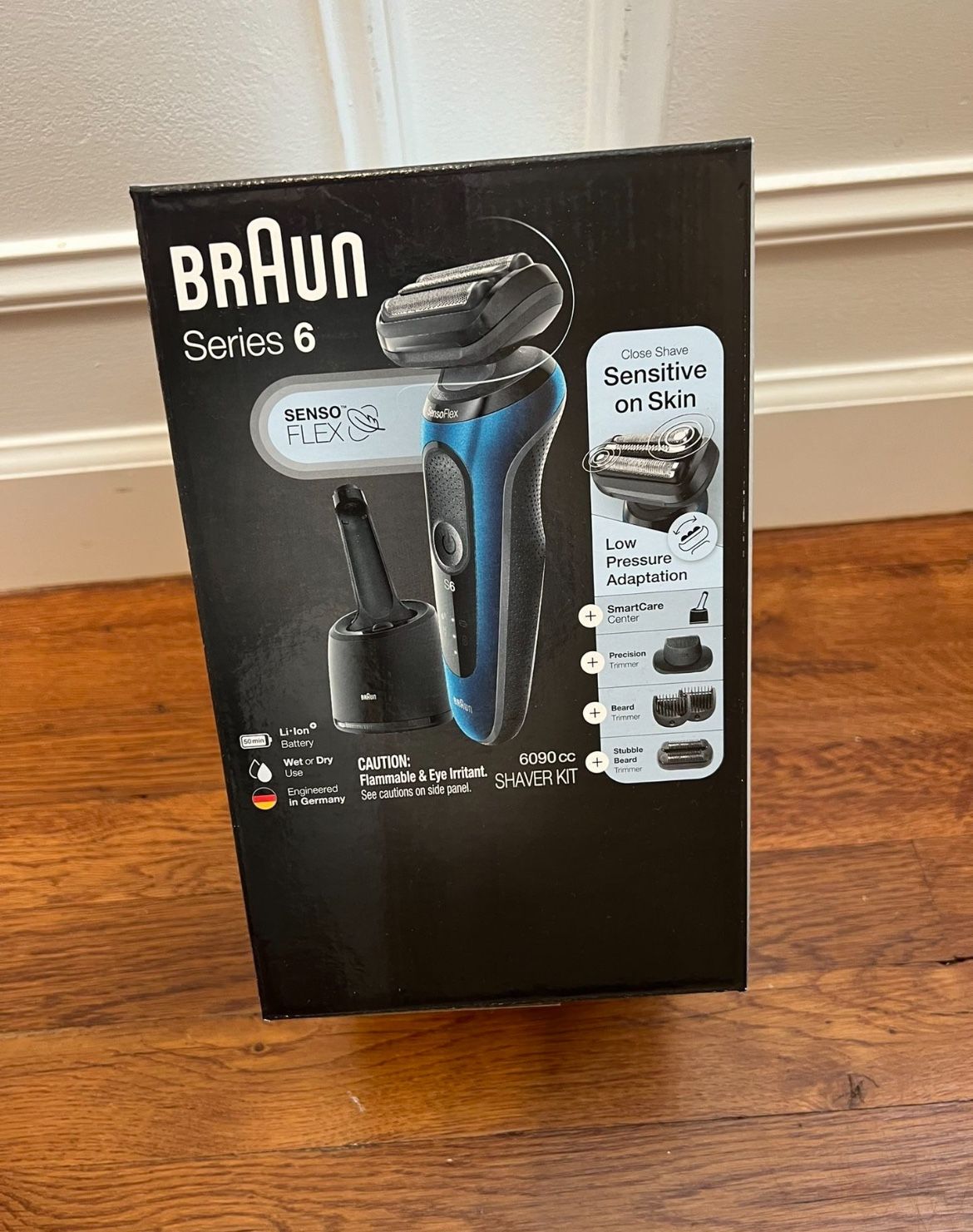 Braun Series 6 6090cc Electric Razor for Men with SmartCare Center, Beard and Stubble Trimmer