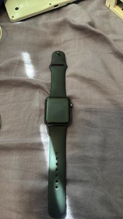 Apple Watch with Black Sport Band