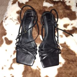 Zara Strappy Heels 7.5
