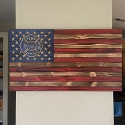 American  Wood Flags