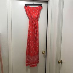 Red Sun Dress