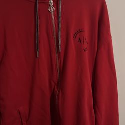 Armani exchange zip up