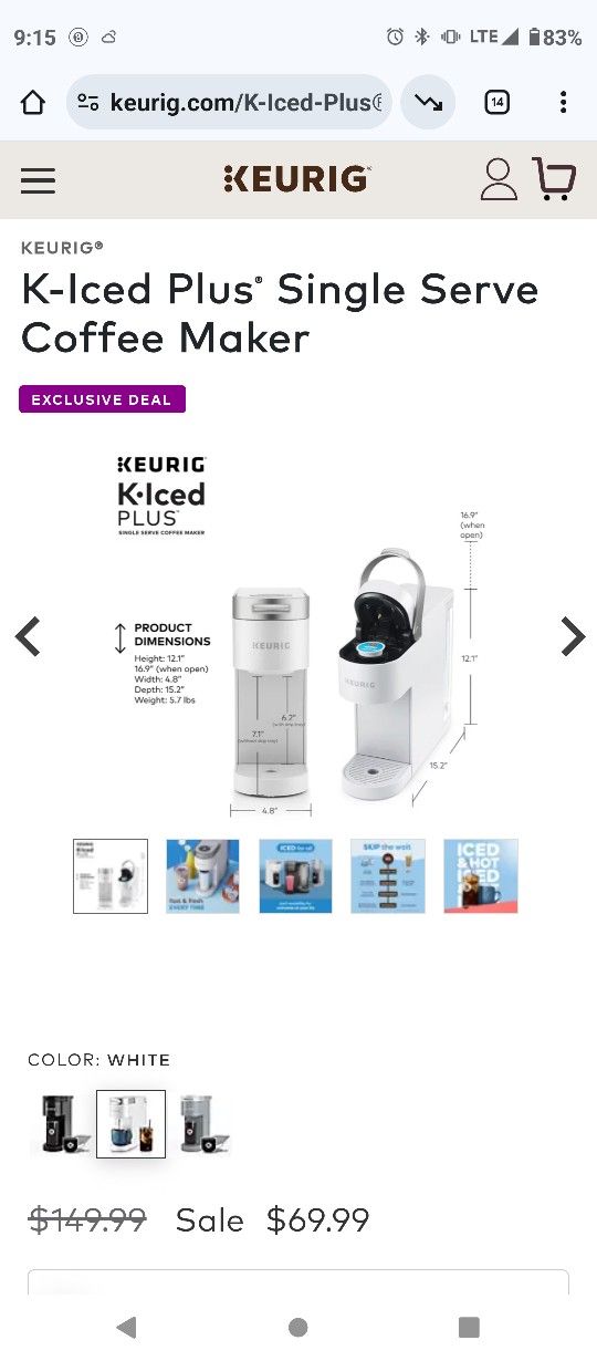 K-iced Keurig Iced Coffee Maker
