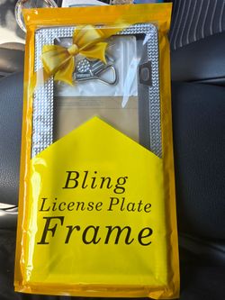 Bling License Plate Frame