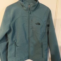 Green North Face Jacket Size Medium