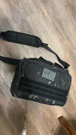 tactical-style shoulder bag 
