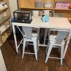 Metal Kitchen Table And Chair Set