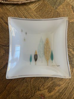 MCM David Douglas Opaque Glassware Dish Tray