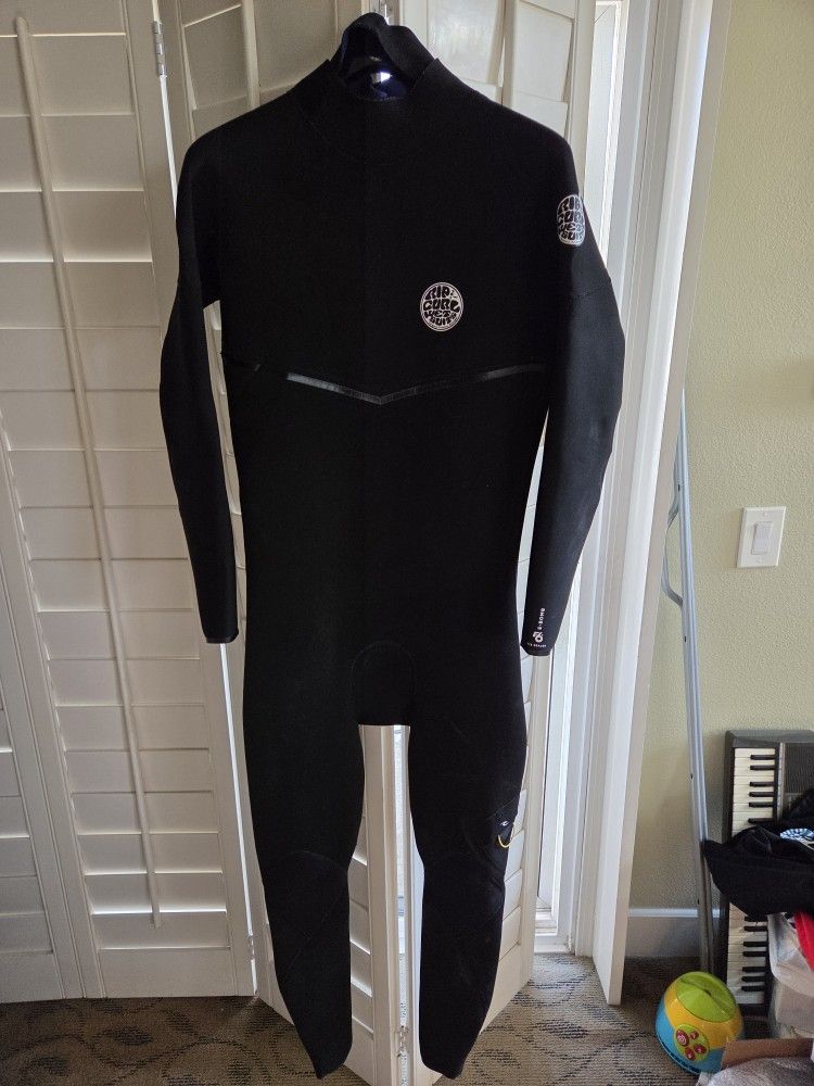 Rip Curl 3 2 Wetsuit Ebomb E6 Men's XL Back Zip