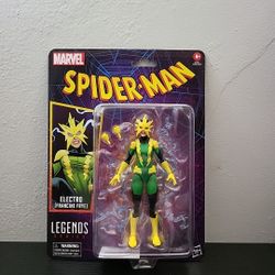 NIP Marvel Spider-Man Legends Series: (2025) ELECTRO 6" Action Figure 