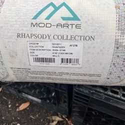 Mod-Arte Rhapsody Area Rug 4x6 - Modern Multicolor Design